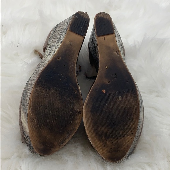 Steve Madden Ruthi python platform wedge sandal - Picture 8 of 8